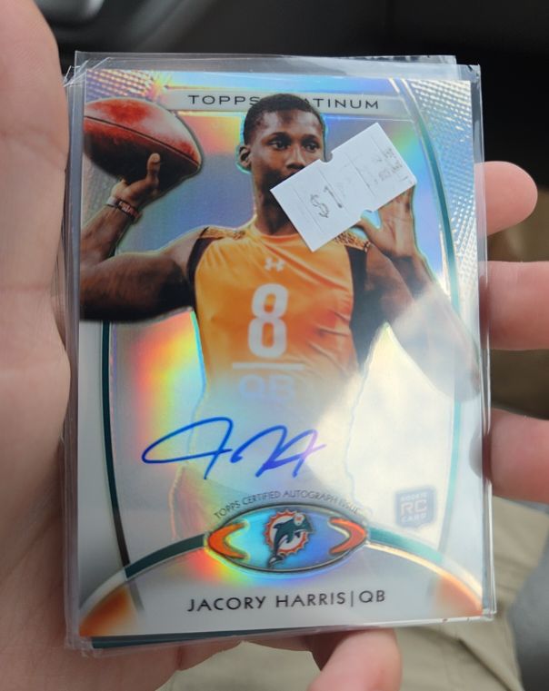 2012 Topps Platinum #161 Jacory Harris — front