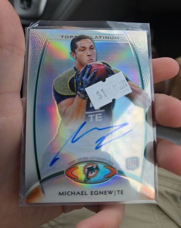 2012 Topps Platinum #155 Michael Egnew — front