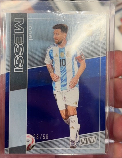 2025 Panini The National #45 Lionel Messi — front