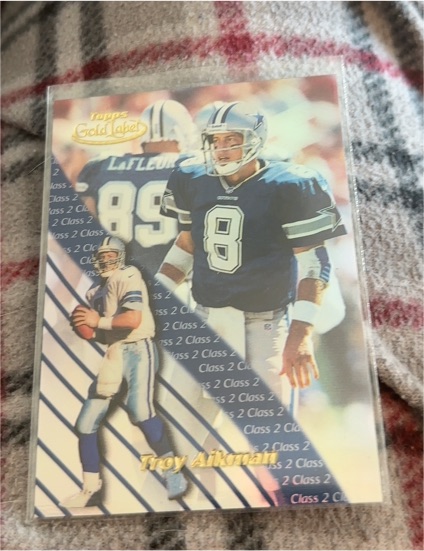 2000 Topps Gold Label #57 Troy Aikman — front