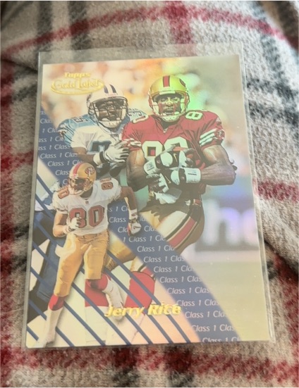 2000 Topps Gold Label #13 Jerry Rice — front