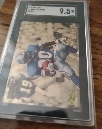 1990 Pro Line #1 Barry Sanders — front