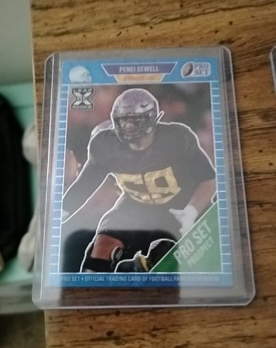 2021 Leaf Pro Set #71 Penei Sewell — front