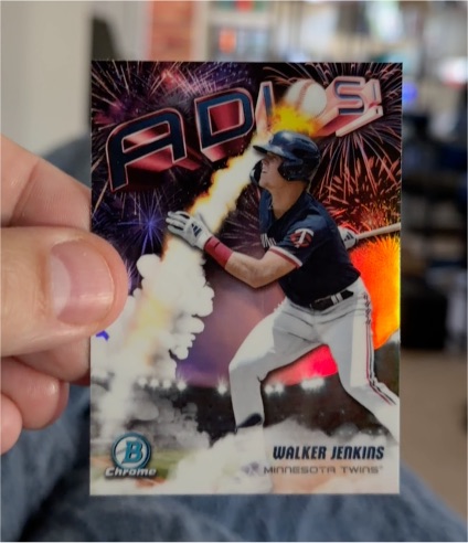 2025 Bowman Chrome #AD-13 Walker Jenkins — front