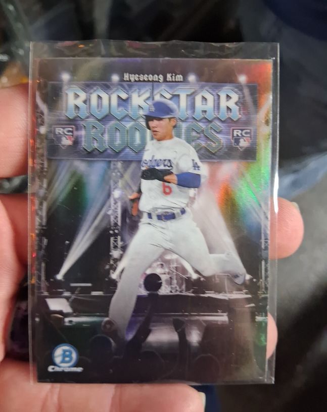2025 Bowman Chrome #RR-3 Hyeseong Kim Rockstar Rookies — front