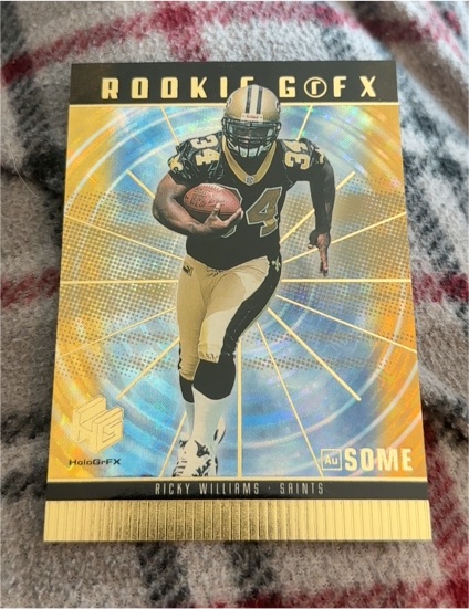 1999 Upper Deck HoloGrFX #65 Ricky Williams Rookie — front