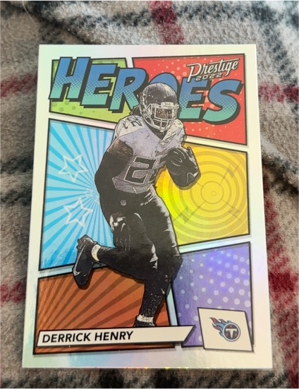 2022 Panini Prestige #H-8 Derrick Henry Heroes Insert — front