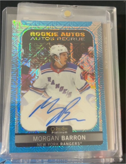 2021-22 O-Pee-Chee Platinum #R-MB Morgan Barron — front
