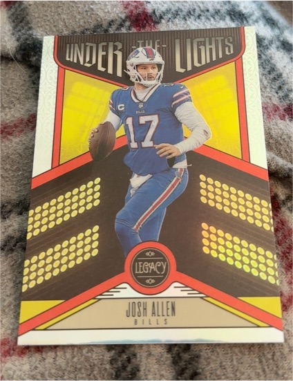2023 Panini Legacy Under the Lights #UL-JAL Josh Allen — front