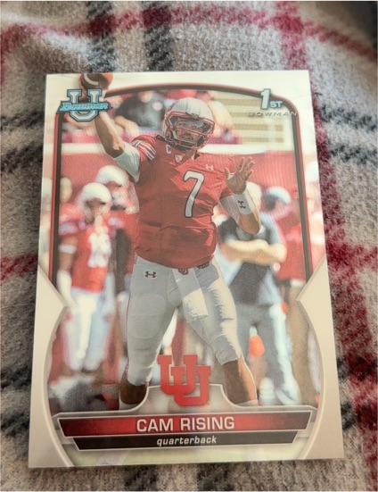 2022 Bowman University Chrome #76 Cam Rising — front