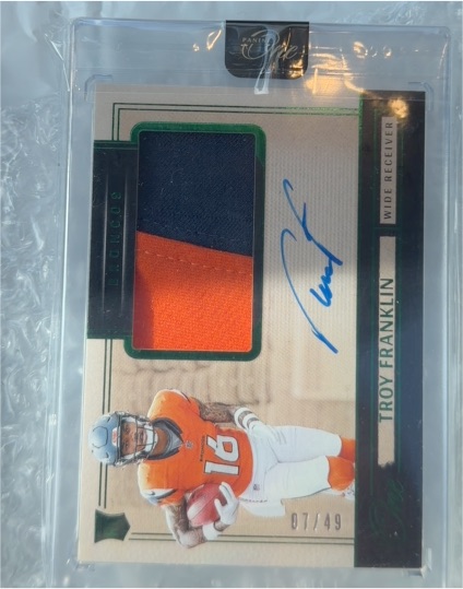 2024 Panini One #Troy Franklin Wide Receiver — front
