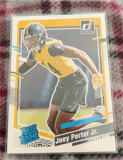 2023 Panini Donruss #386 Joey Porter Jr. Rated Rookie — front