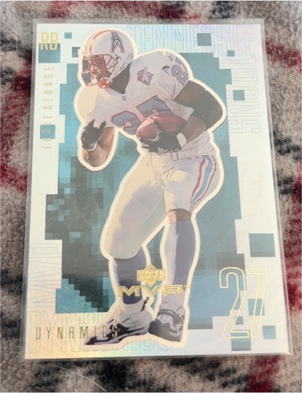 1999 Upper Deck MVP #D12 Eddie George — front