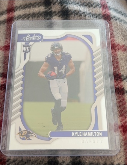 2022 Panini Absolute #138 Kyle Hamilton — front