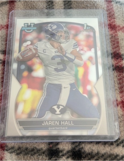 2022 Bowman University Chrome #85 Jaren Hall — front