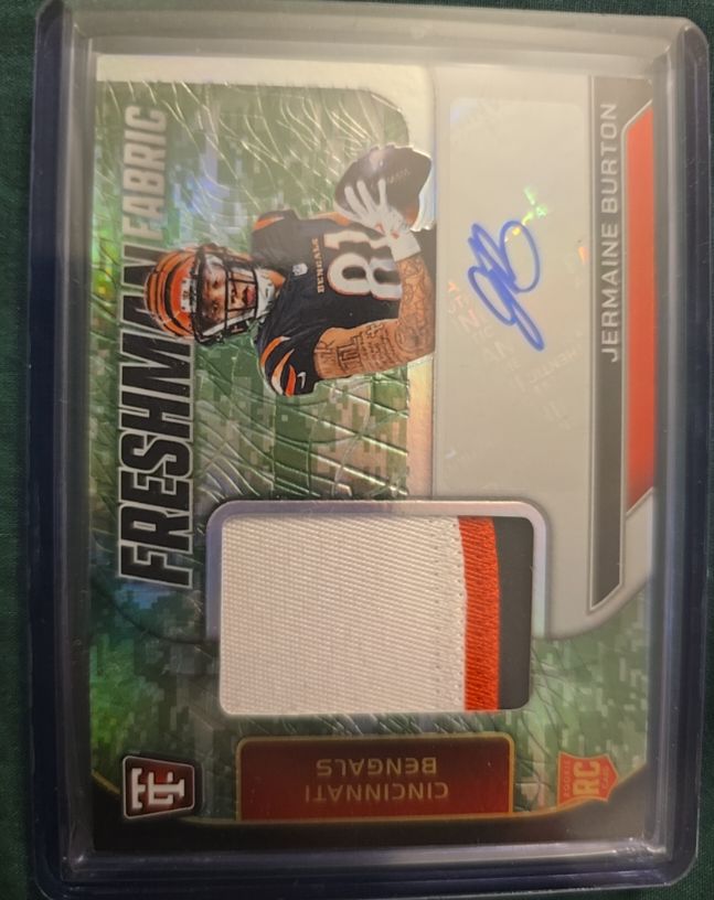 2024 Panini Totally Certified Freshman Fabric Jermaine Burton — front