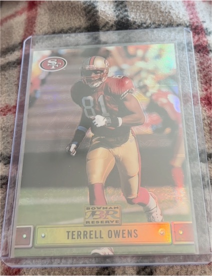 2000 Bowman Reserve #87 Terrell Owens — front