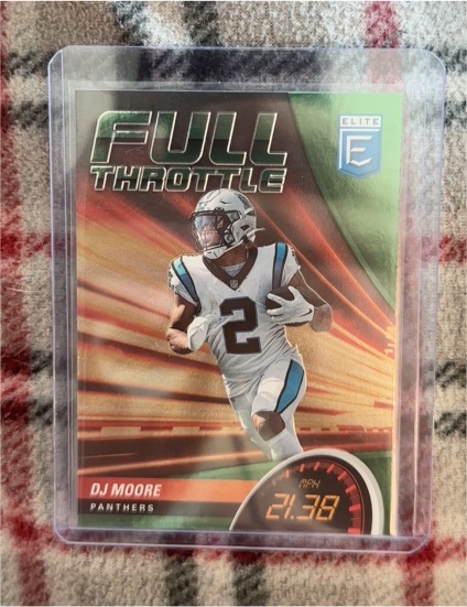 2022 Panini Donruss Elite Full Throttle #FT11 DJ Moore — front