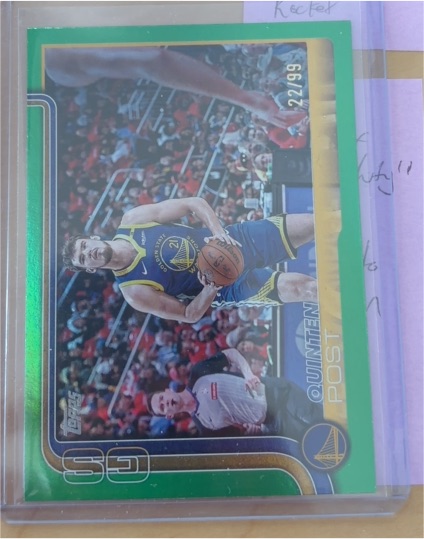 2025-26 Topps #139 Quinten Post — front