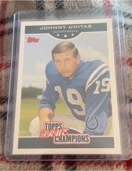 2006 Topps True Champions #6 Johnny Unitas — front