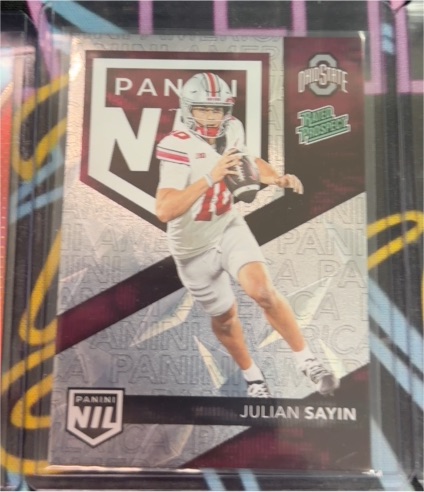 2025 Panini The National #NIL2 Julian Sayin — front