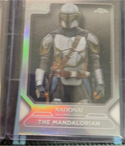 2025 Topps Chrome The National #SW-7 The Mandalorian — front