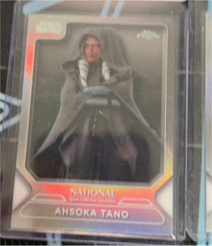 2025 Topps Chrome National Convention #SW-9 Ahsoka Tano — front