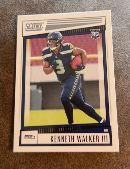 2022 Panini Score #329 Kenneth Walker III — front