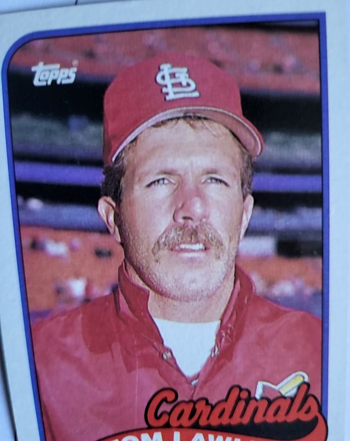 1989 Topps #416 Tom Lawless — front