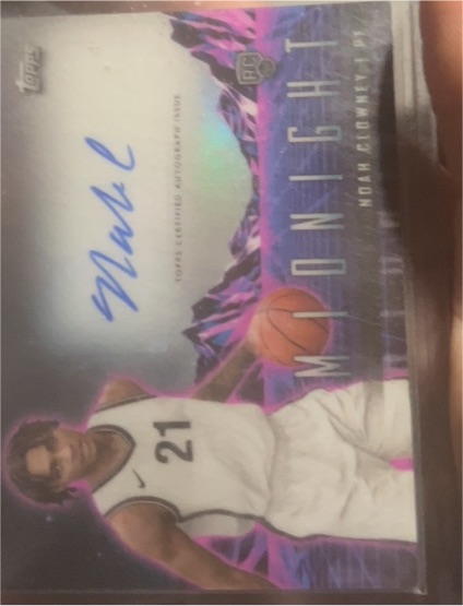2023-24 Topps Midnight #RHS-NC Noah Clowney — front