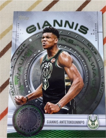 2025-26 Topps Basketball MVP Vault #MVP-3 Giannis Antetokounmpo — front