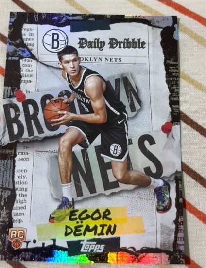2025-26 Topps Daily Dribble #DD-38 Egor Demin — front