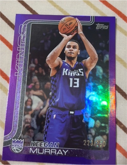 2025-26 Topps #166 Keegan Murray — front