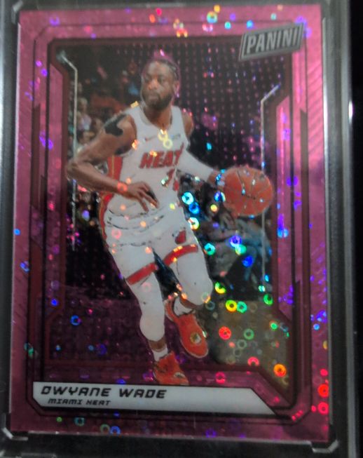 2019-20 Panini The National Purple Cracked Ice Prizm #d Dwyane Wade — front