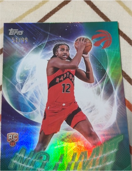 2025-26 Topps Basketball No Limit #NL-33 Sion James, Toronto Raptors — front