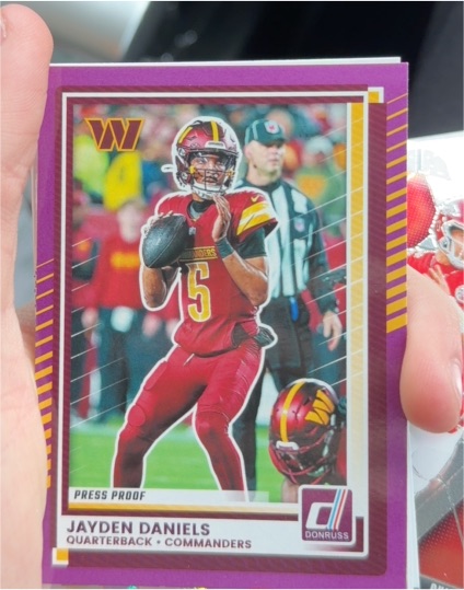 2025 Donruss #28 Jayden Daniels — front