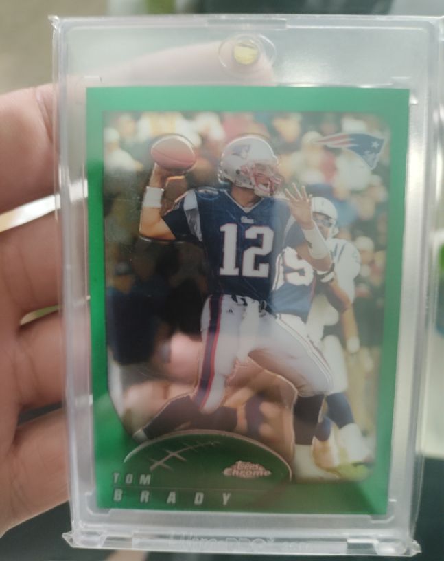 2002 Topps Chrome #150 Tom Brady — front