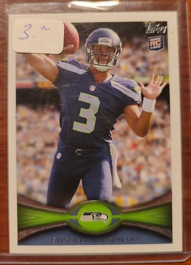 2012 Topps #165 Russell Wilson Rookie Card — front