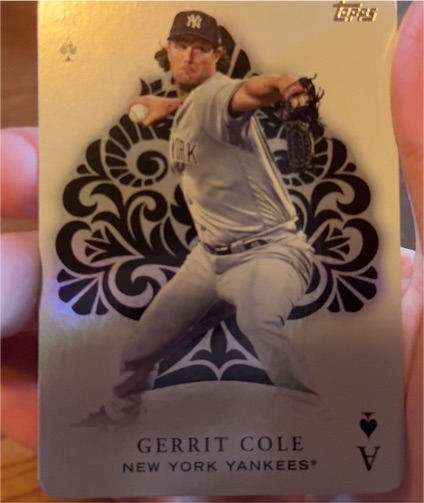 2023 Topps Series 1 All Aces #AA-9 Gerrit Cole — front
