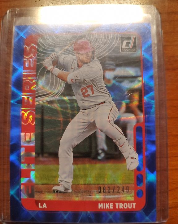 2021 Donruss Elite Series #ES2 Mike Trout — front