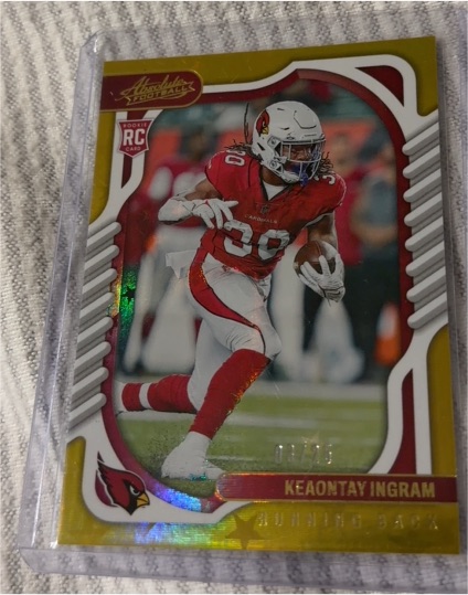 2022 Panini Absolute #177 Keaontay Ingram — front