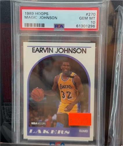 1989 Hoops #270 Magic Johnson — front