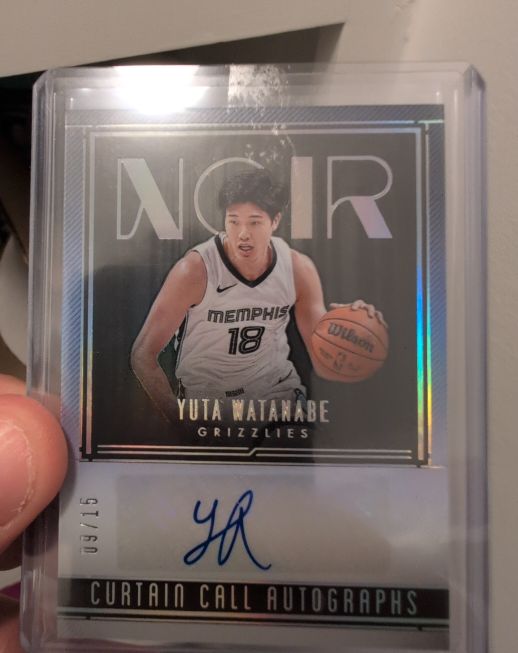 2024-25 Panini Noir #03/15 Yuta Watanabe — front