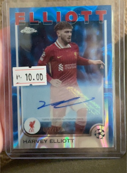 2024-25 Topps Chrome UEFA #CA-EL Harvey Elliott — front