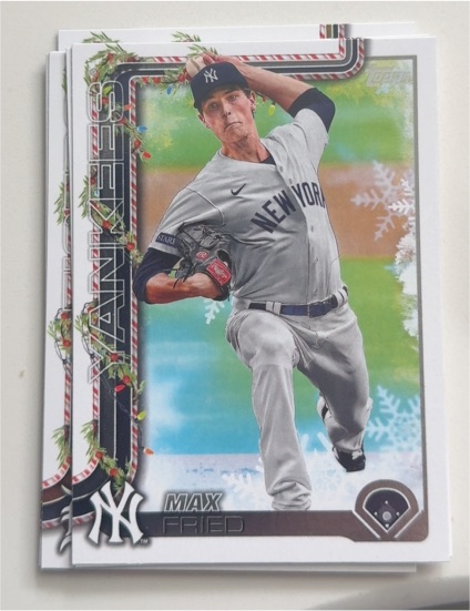 2025 Topps Holiday #H119 Max Fried — front