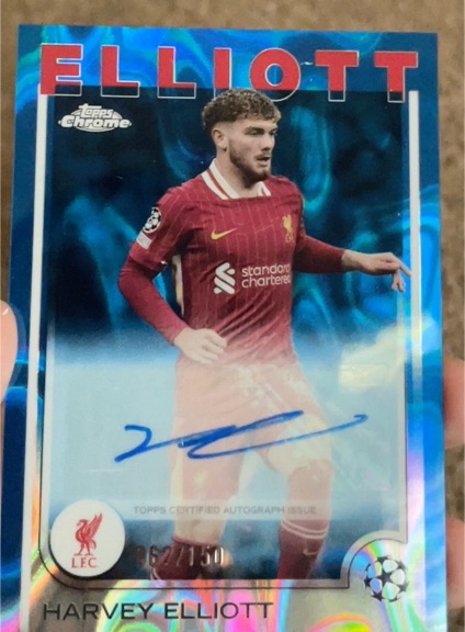 2024-25 Topps Chrome UEFA #CA-EL Harvey Elliott — front
