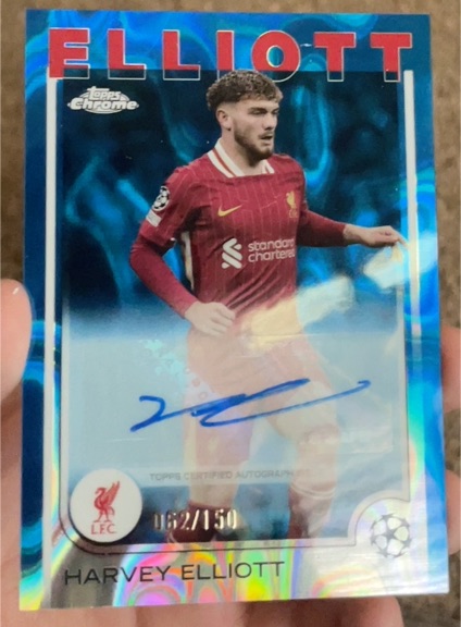 2024-25 Topps Chrome UEFA #CA-EL Harvey Elliott — front