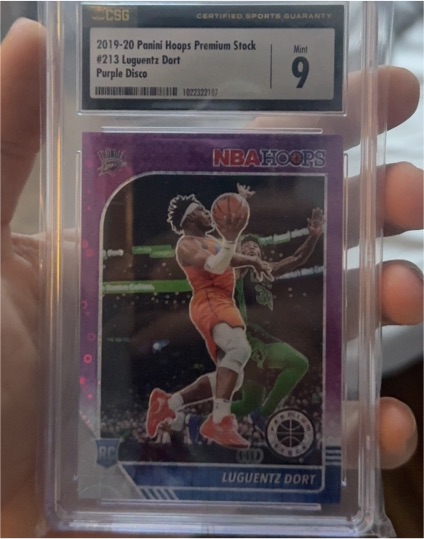 2019-20 Panini Hoops Premium Stock #213 Luguentz Dort — front