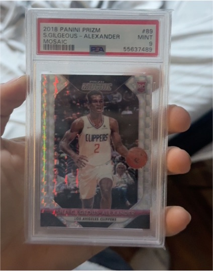 2018 Panini Prizm Mosaic #89 Shai Gilgeous-Alexander — front