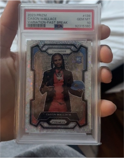 2023-24 Panini Prizm #139 Cason Wallace Rookie Variation-Fast Break — front